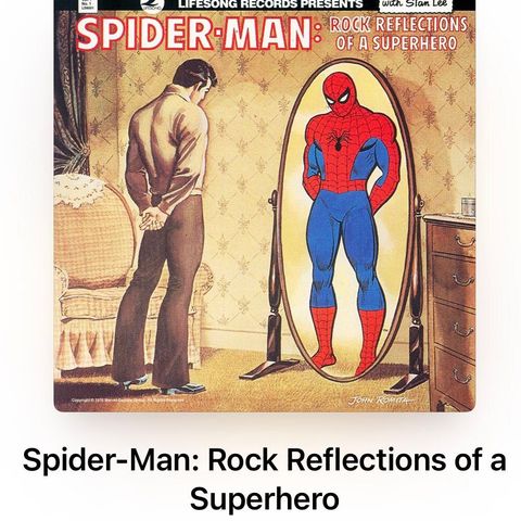 Spider-Man Rock Reflection and Getting ready for Halloween