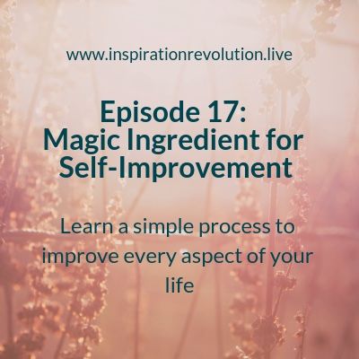Episode 17 - The Magic Ingredient for Self Improvement