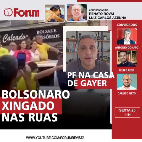 BOLSONARO xingado nas ruas e PF na casa de GAYER | BOULOS enfrenta MARÇAL | 25.10.24