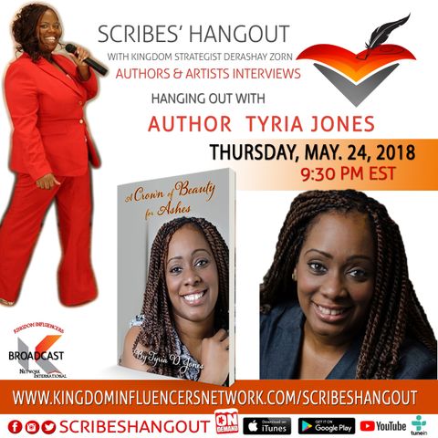 Scribes Hangout welcome Tyria D. Jones