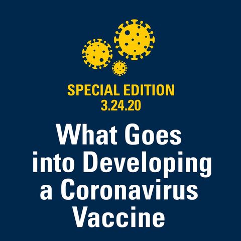 What Goes into Developing a Coronavirus Vaccine 3.24.20