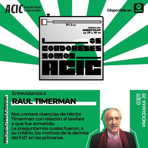 LCSA - Programa 30 - Entrevistado: Raul Timerman