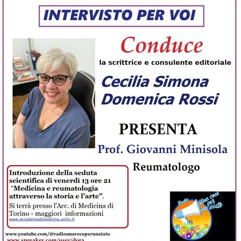 INTERVISTO PER VOI: Prof. GIOVANNI MINISOLA - Reumatologo
