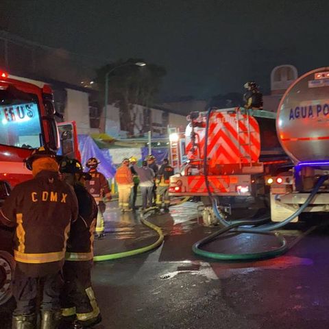 Se reporta un incendio en el mercado de San Cosme