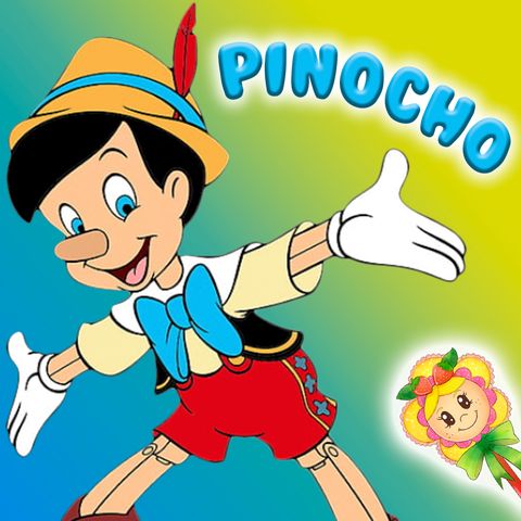 42. Cuento de Pinocho en español y en inglés. Cuento clásico  para niños, para aprender y dormir. Hada de fresa
