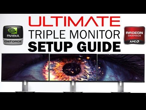 How to Setup Triple/Multiple Monitors