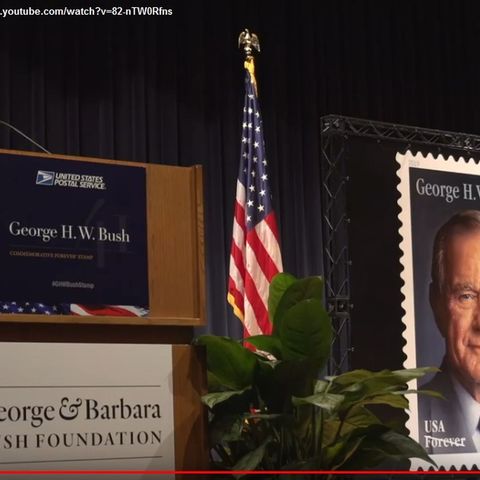 Unveiling of George H.W. Bush Forever stamp