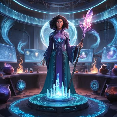 The Quantum Witch: Spellcasting Across Realities
