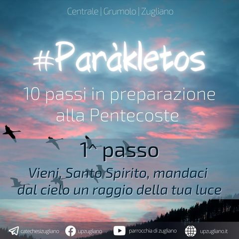 #Paràkletos | 1° passo