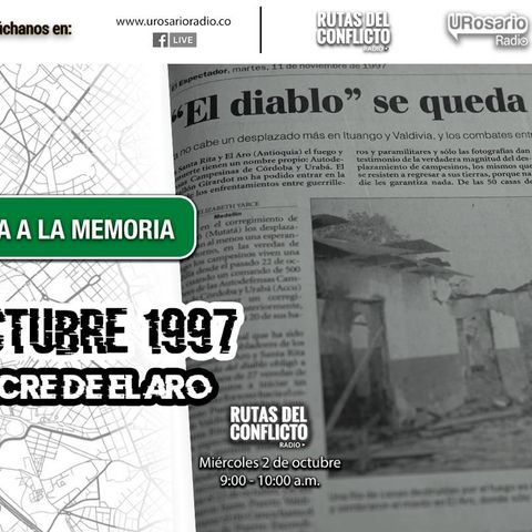 22 de Octubre de 1997: Masacre de el Aro