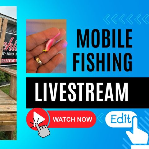 Ultralight Baitcasting - Mobile Fishing Livestream 01 (Audio Podcast)