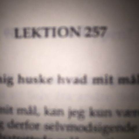 Lektion 257. Et kursus i mirakler.