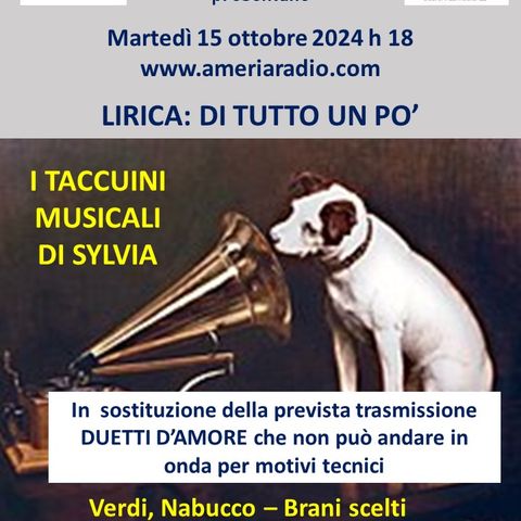 Lirica di tutto un po' - Brani scelti da Nabucco di G. Verdi