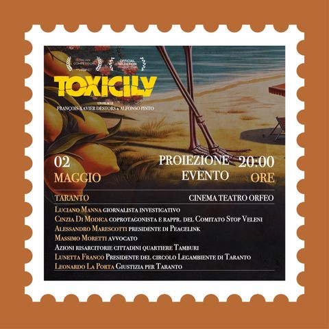 Docufilm Toxicily - Dibattito al teatro Orfeo