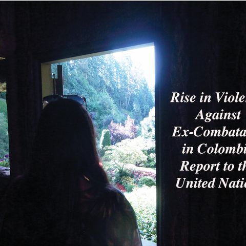 Rise in Violence Against Ex-Combatants in Colombia Report to the United Nations
