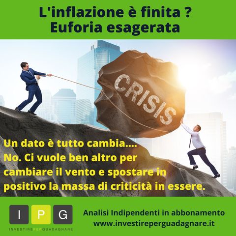 11.11.22 L'inflazione è finita ?