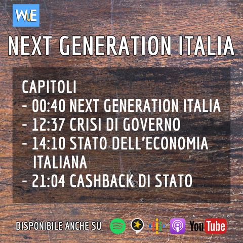 Recensione NEXT GENERATION ITALIA e stato dell'economia italiana