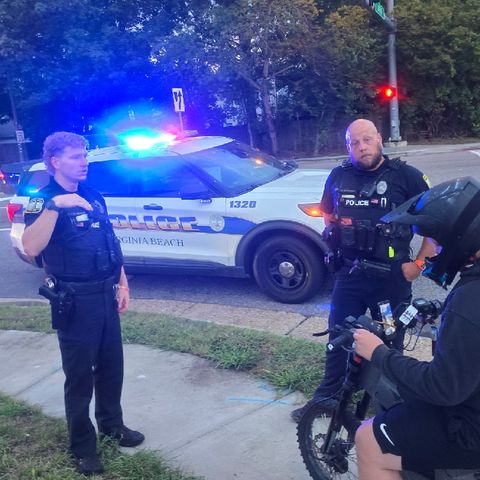 VBPD First Precinct Turns E-Bike Stop into Educational Community Lesson