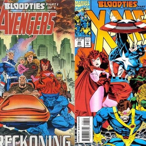 Avengers & X-Men Bloodties Comics (Marvel, 1993)
