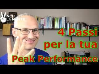 4 passi per innescare la tua Peak Performance - Perle di Coaching