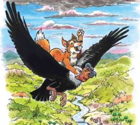Cuento quechua: Fiesta en el cielo(El condor y el zorro)