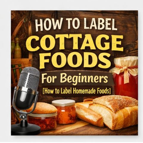 How to Label Cottage Foods [ How to label Homemade foods ] For Beginners
