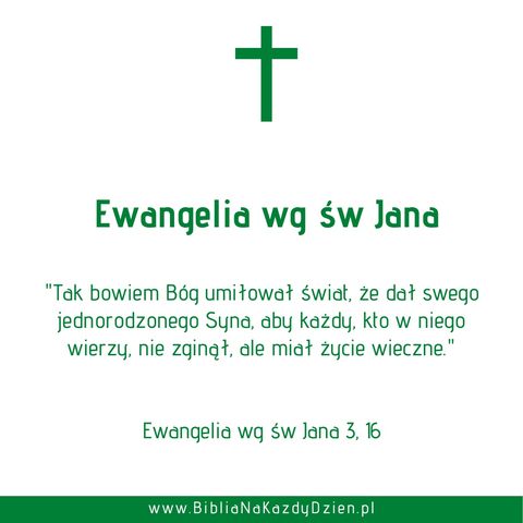BNKD Ewangelia św. Jana rozdział 3 wersety 16-18