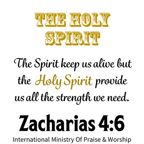 Experience the power of The Holy Spirit