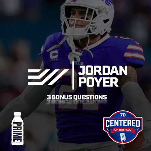 3 bonus questions with Jordan Poyer | Centered on Buffalo