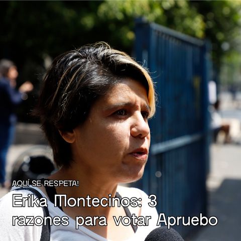 Erika Montecinos: Mis 3 razones para votar Apruebo