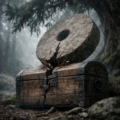 Millstone cracks chest - The Juniper Tree
