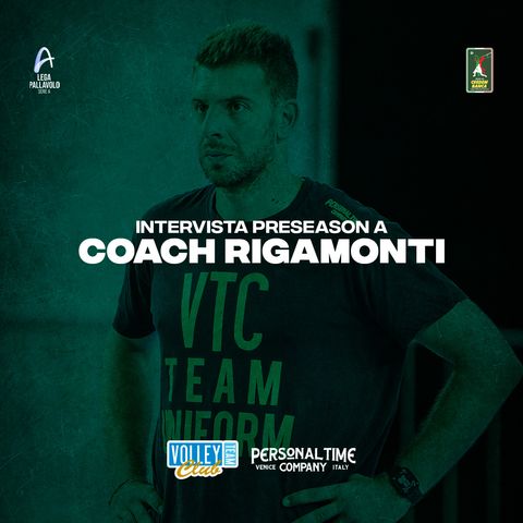 Pre season coach Federico Rigamonti