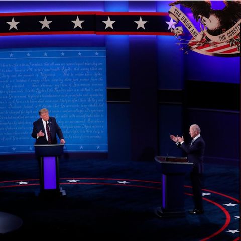 Por primera vez debatieron Donald Trump y Joe Biden