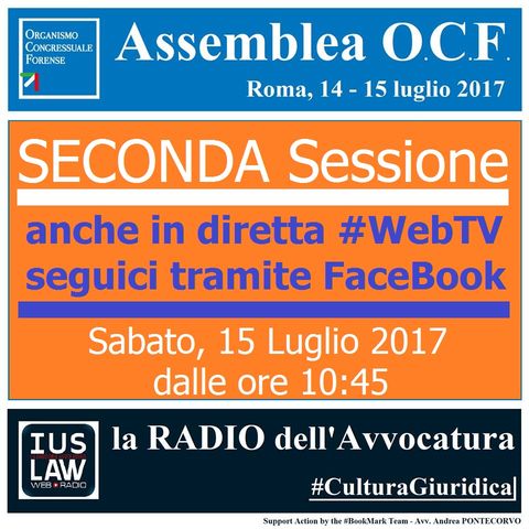 Assemblea OCF - 14/15 Luglio 2017 (SECONDA sessione)