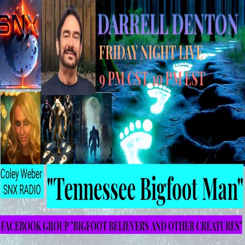 Darrell Denton "Tennessee Bigfoot Man"  Squatching Tales, Tennessee Trails, where the Untold Prevails. Tracking Legends, one step at a time.