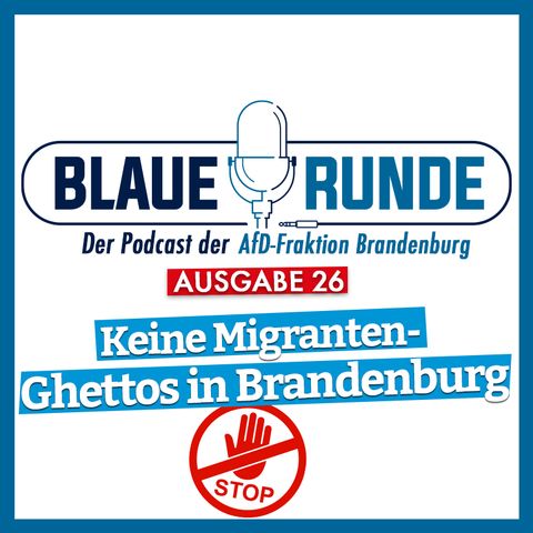 Keine Migranten-Ghettos in Brandenburg! | Die Blaue Runde, Ausgabe 26/23 vom 12.03.2023