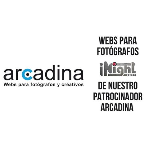 [iNight 2023] Webs para fotógrafos de nuestro patrocinador Arcadina