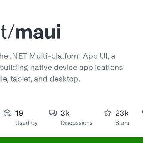 GitHub - dotnet/maui: .NET MAUI is the .NET Multi-platform App UI, a ...