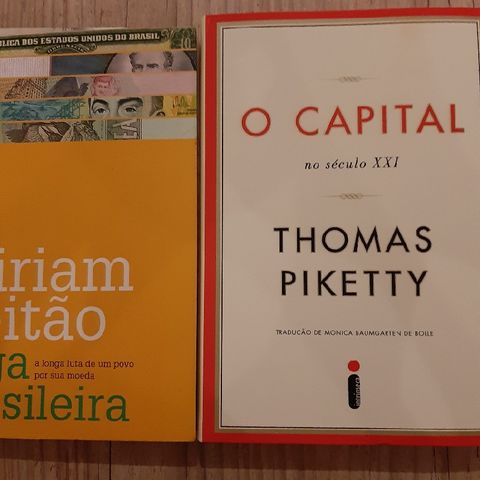 Resenha literária sobre o livro "Saga Brasileira: a longa luta de um povo por sua moeda" e "O Capital no Século XXI"