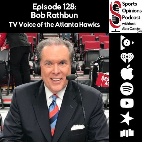 128. Bob Rathbun, TV Voice of the Atlanta Hawks