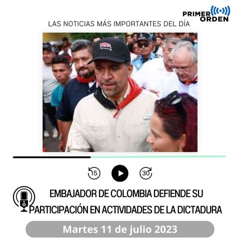 Embajador de Colombia defiende su participación en actividades de la dictadura