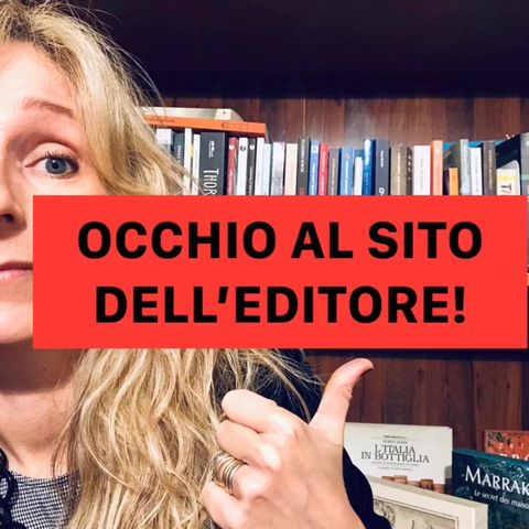 Occhio al sito dell'editore!