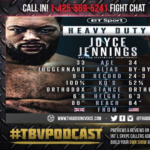 ☎️Joe Joyce vs Bryant Jennings Live Fight Chat🔥