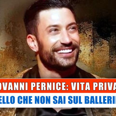 Giovanni Pernice, Vita Privata: Ecco Tutto Quello Che Non Sai!