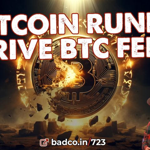 Episode 723: Runes Drives Bitcoin Fees - BAD NEWS for 4/23/24