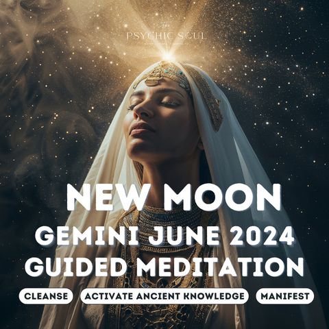 June 2024 New Moon Guided Meditation | Cleanse, Manifest & Connect with Wise Ancestors in Spirit