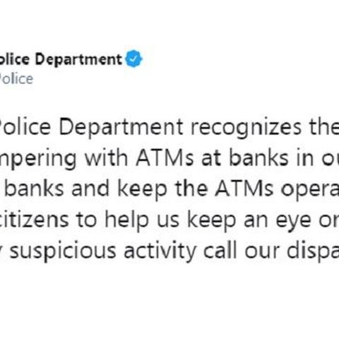 Bryan police ask residents to keep an eye out for suspicious activity at bank ATM locations