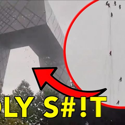 China is Terrifying! The Moment These Men were Blown from Beijing Skyscraper - Episode #214