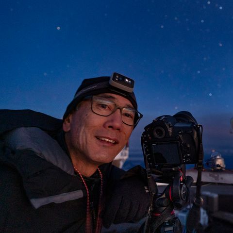 Photographer Stan Honda in Haleakala National Park