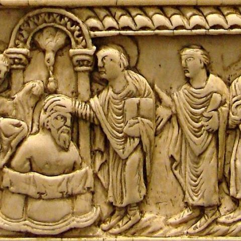 160 - Il battesimo e la consacrazione di Re Clodoveo